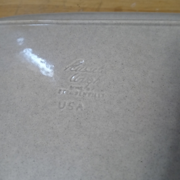 Vintage Russel Wright Steubenville Serving Grey Granite Platter.🍱Nice Gift.🎁🏇 - Picture 10 of 10